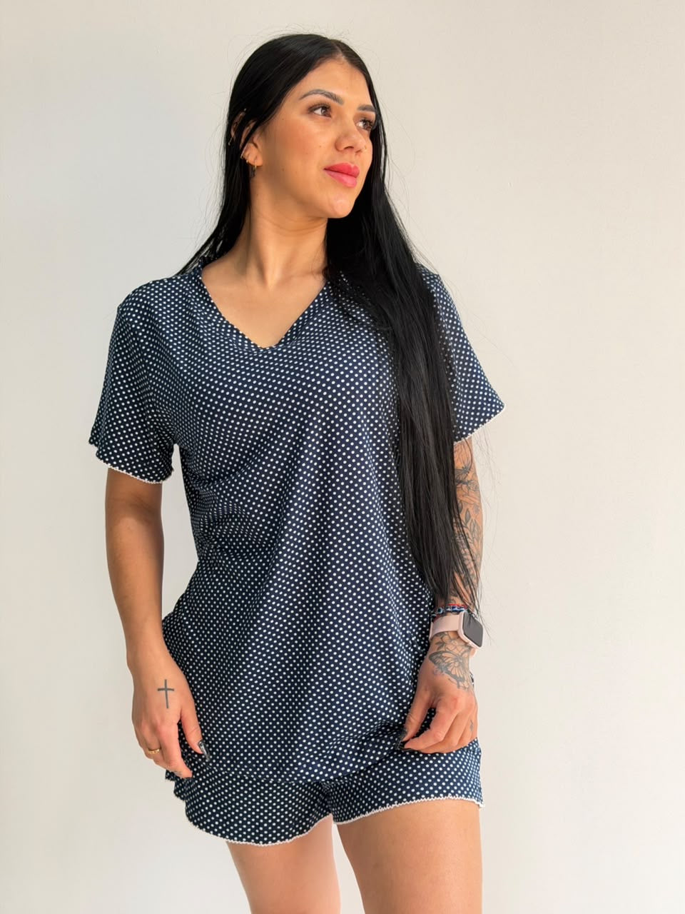 PIJAMA SHORTDOLL SUEDE