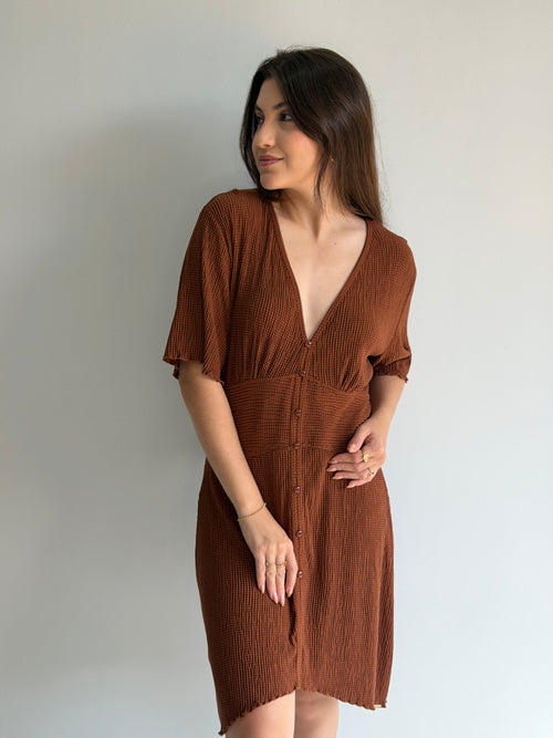 CAFTAN CURTA DE VISCO TEXTURE RECCO