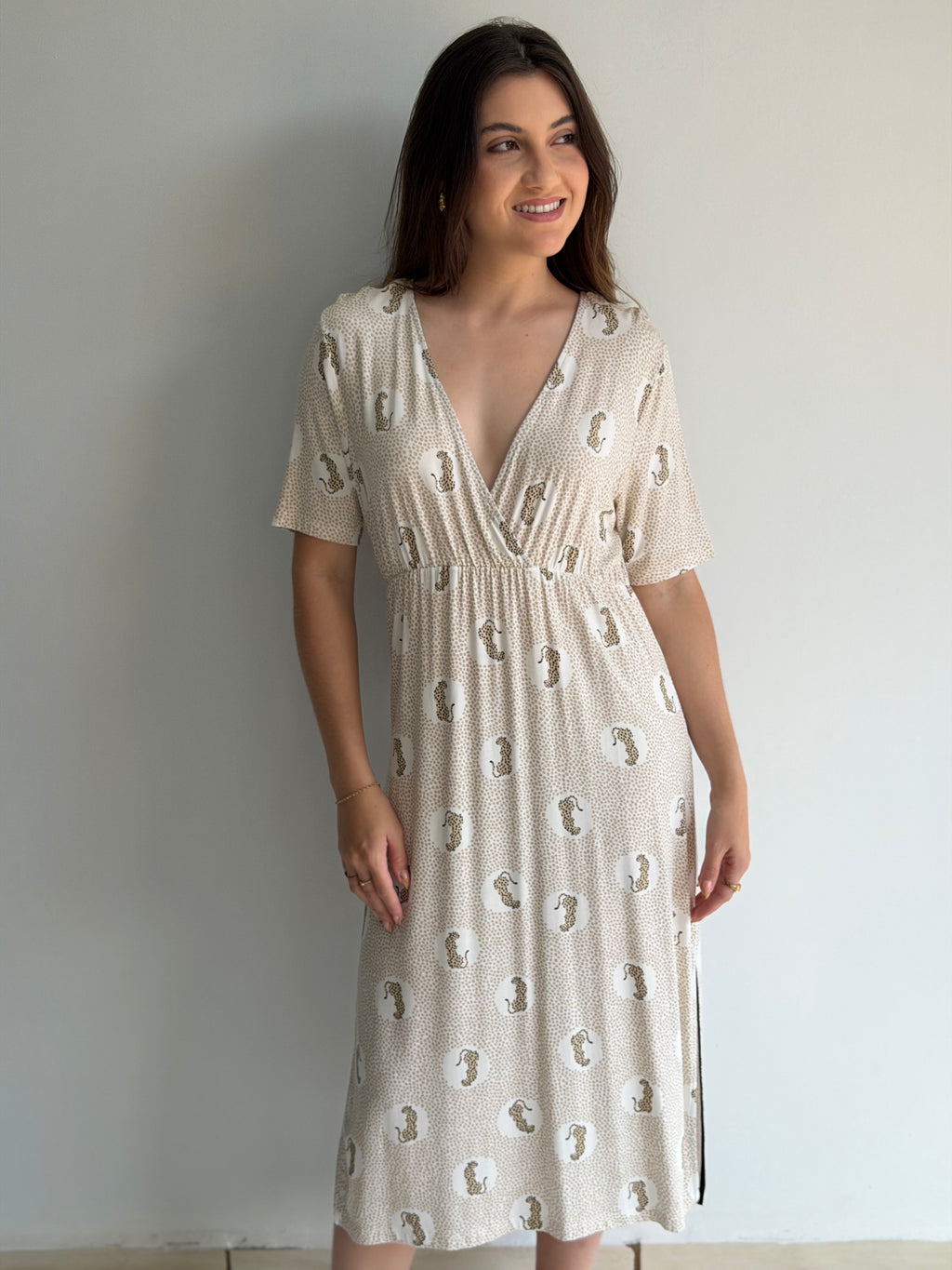Kaftan em viscolycra rotativa feminino