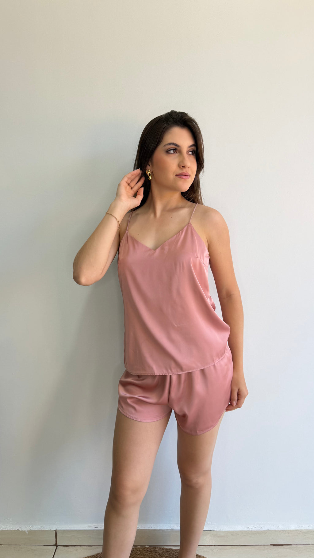 Babydoll em cetim Duzani