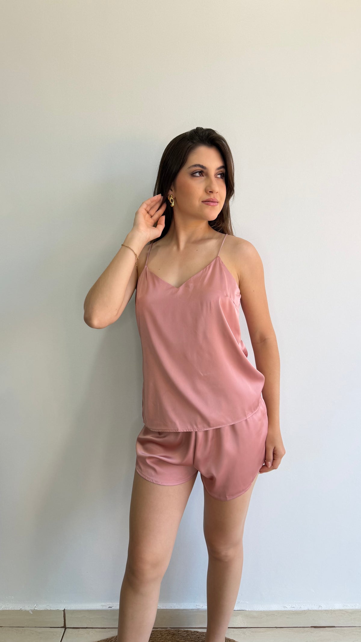 Babydoll em cetim Duzani