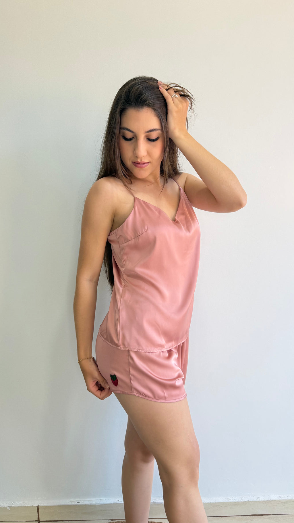 Babydoll em cetim Duzani