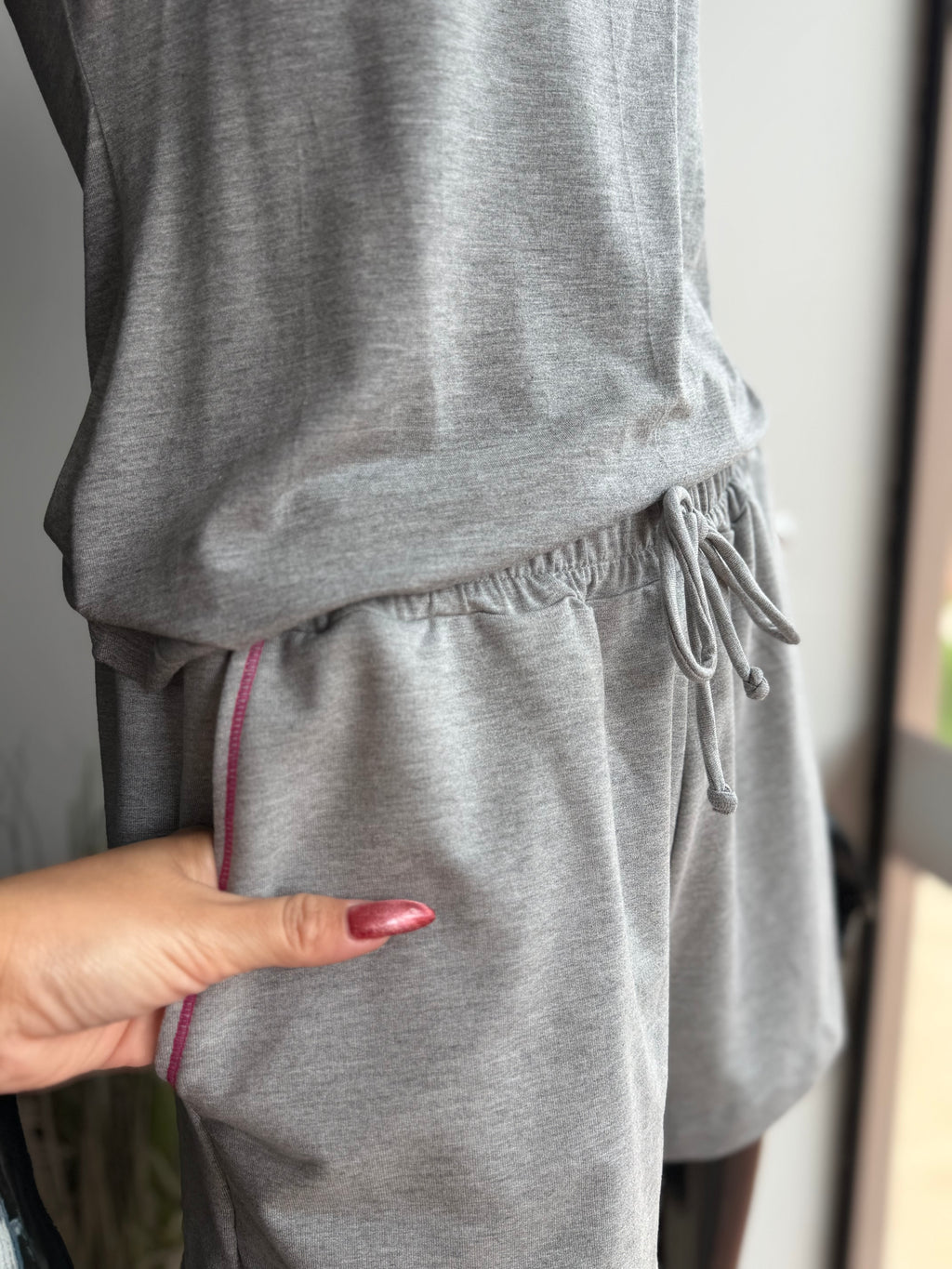 Pijama curto de alcinha Duzani