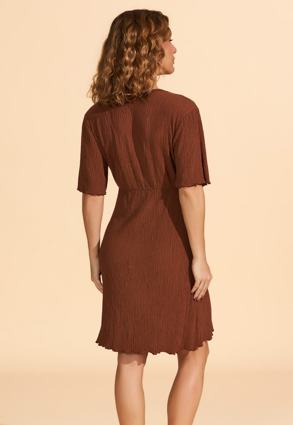 CAFTAN CURTA DE VISCO TEXTURE RECCO