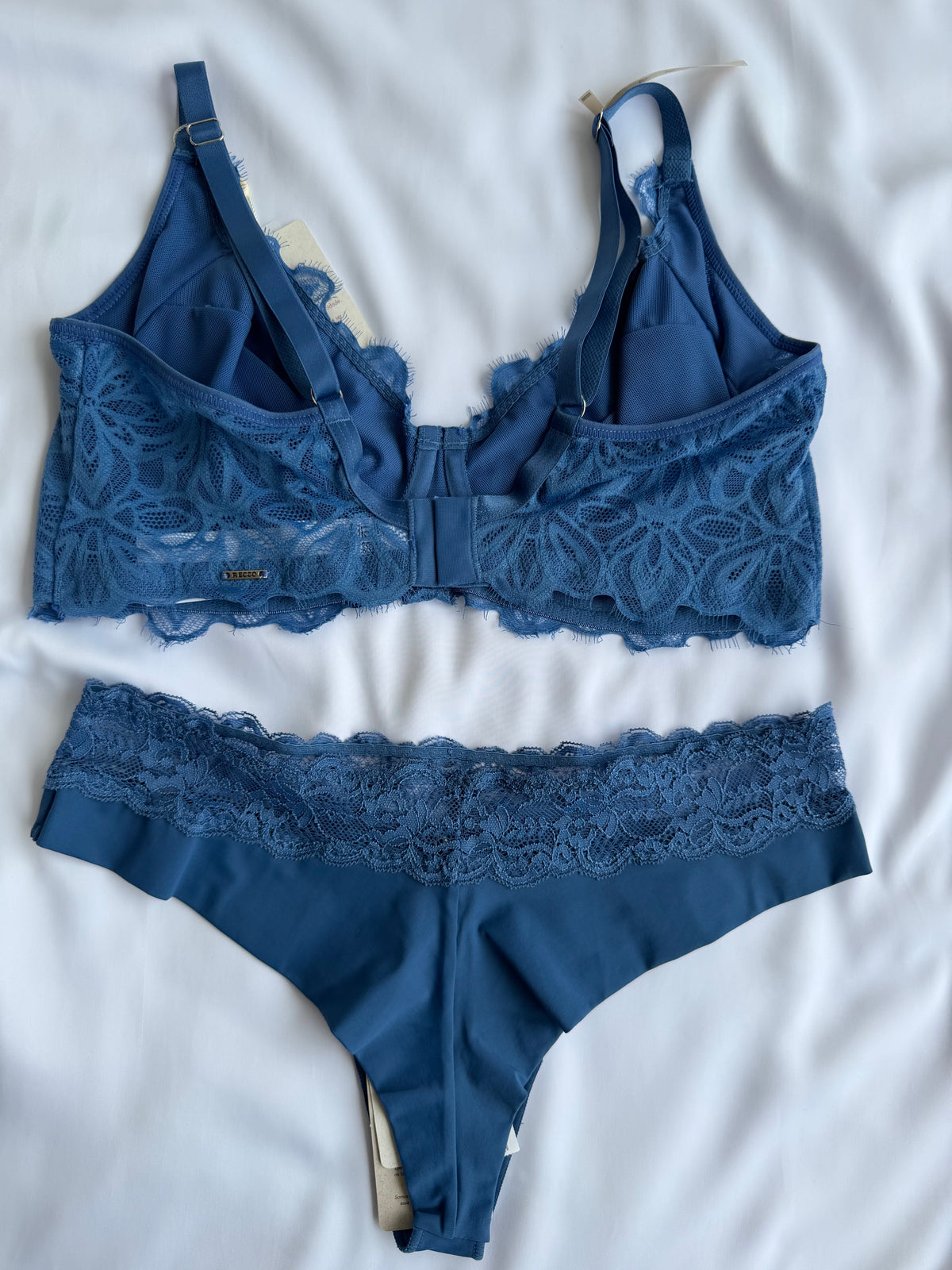 CONJUNTO LINGERIE DE BIO SENCI RECCO DE RENDA COM ARO E BOJO
