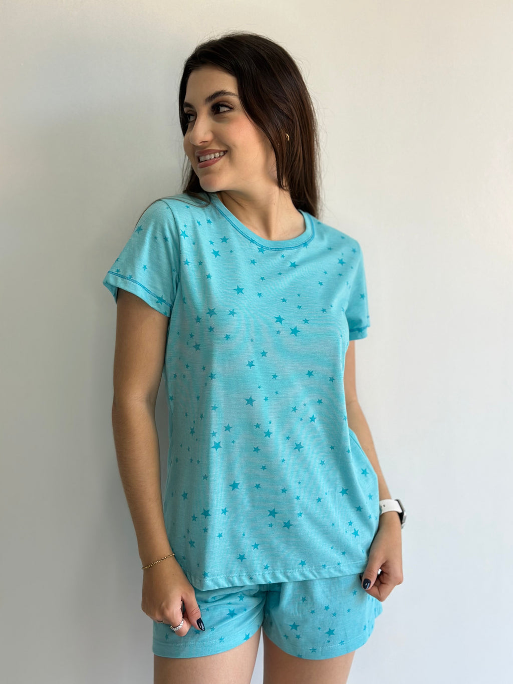 PIJAMA MEIA MANGA DE VISCOSE