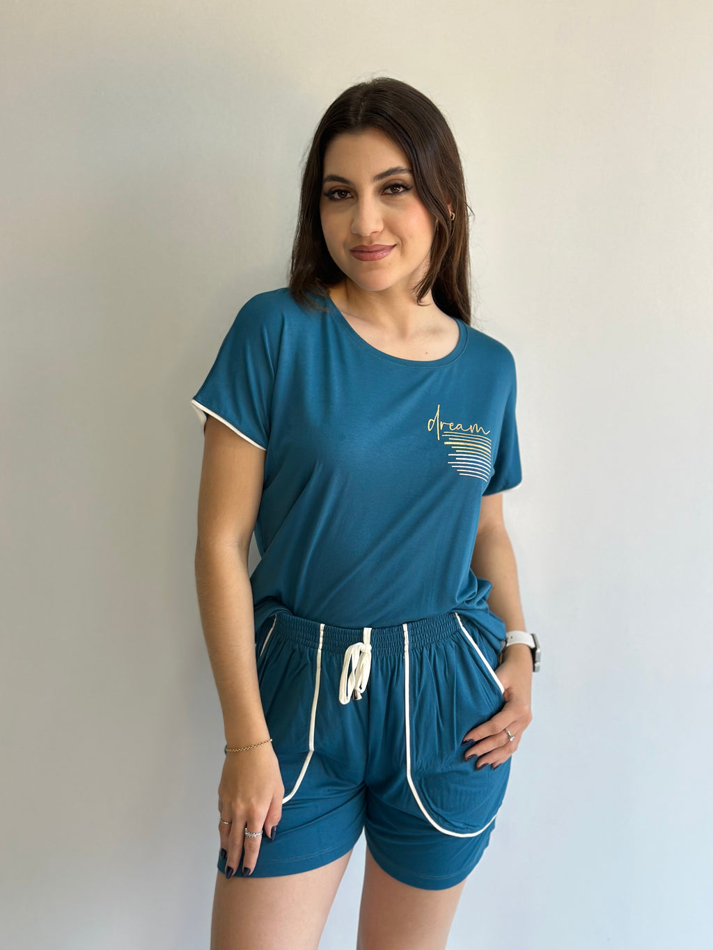 PIJAMA MEIA MANGA DE VISCOSE