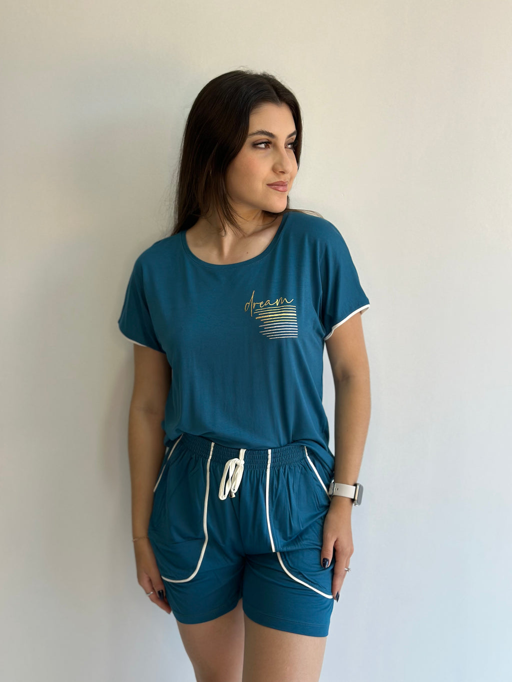PIJAMA MEIA MANGA DE VISCOSE