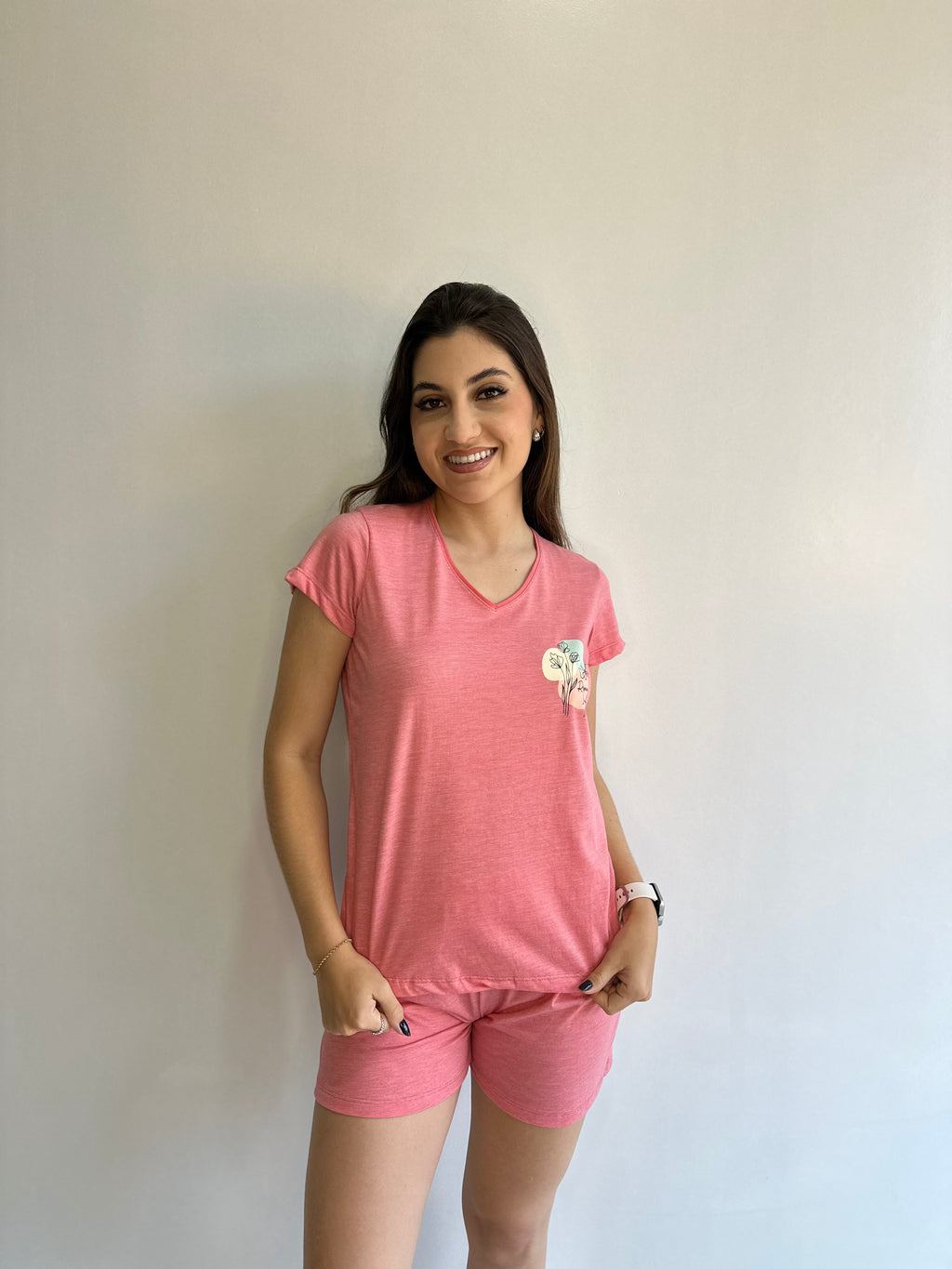 PIJAMA MEIA MANGA