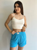 Conjunto pijama cropped de algodão