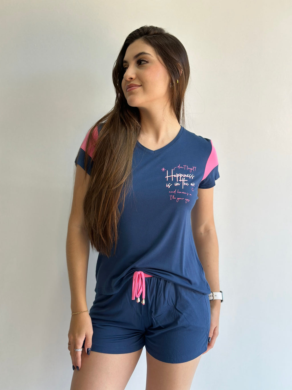 PIJAMA MEIA MANGA DE VISCOSE