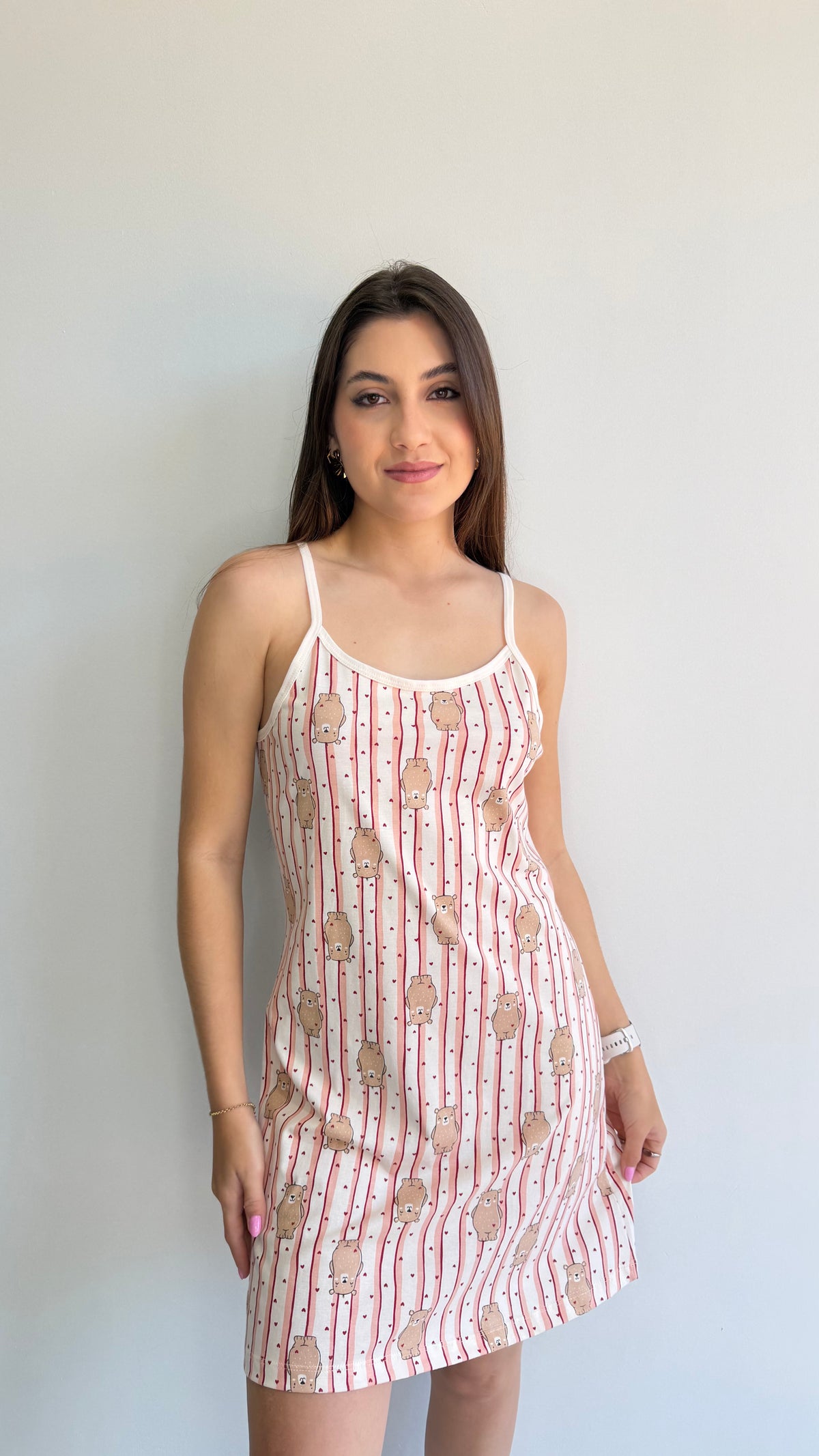 CAMISOLA DE ALÇINHA DE ALGODÃO