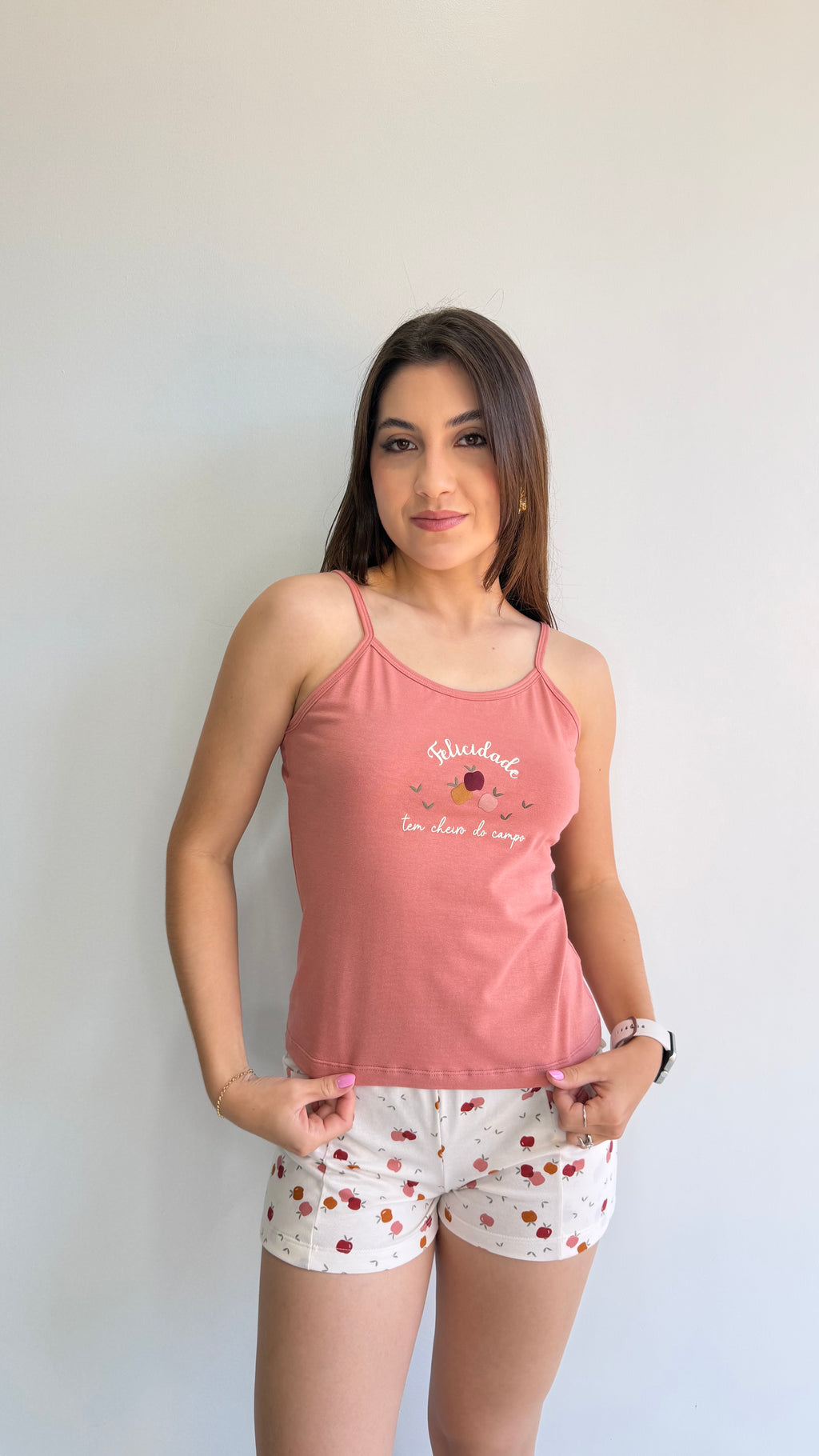 PIJAMA CURTO DE ALGODÃO