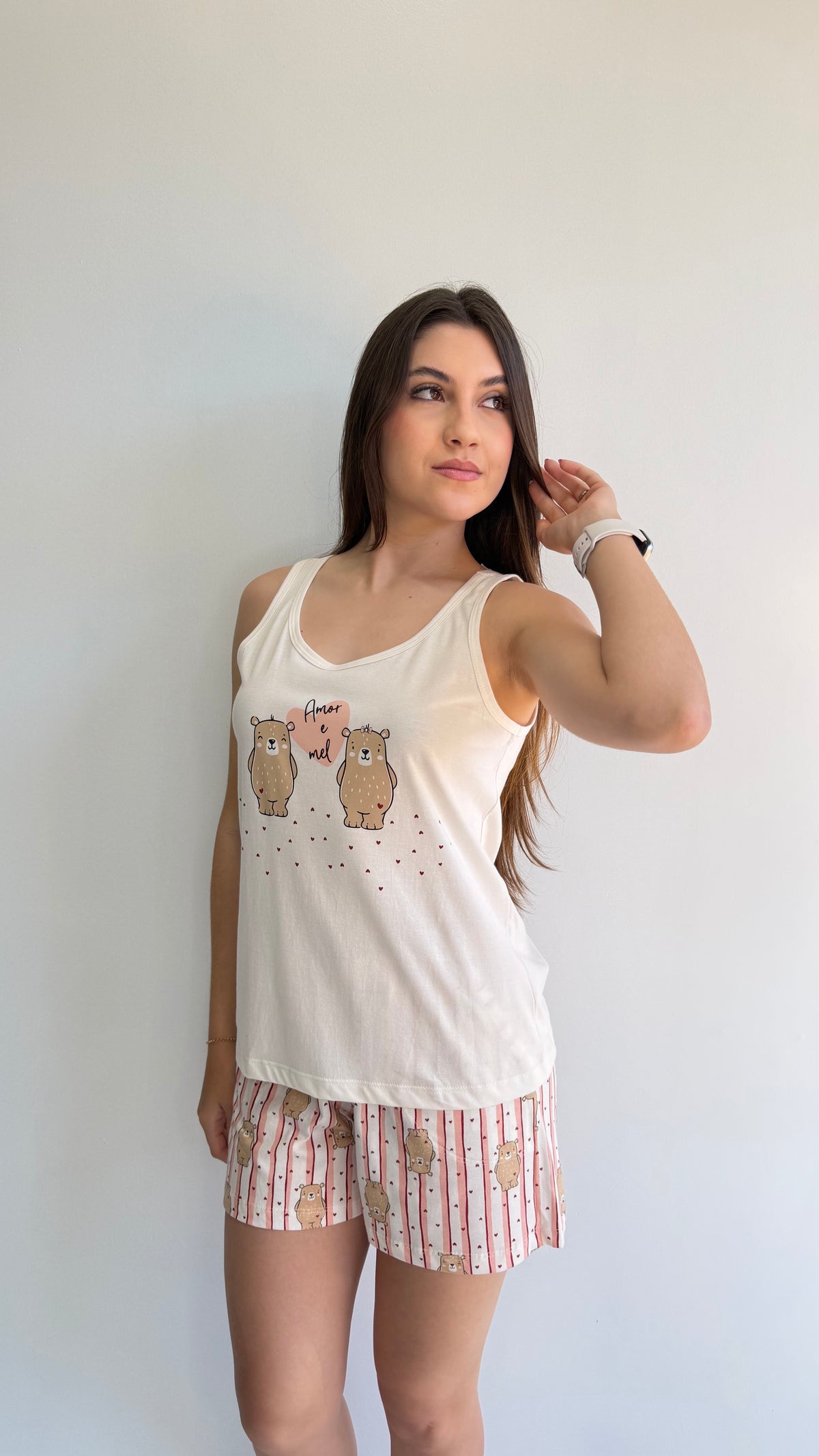 PIJAMA REGATA DE ALGODÃO