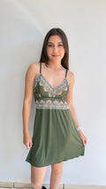 CAMISOLA MALHA CANELADA E RENDA