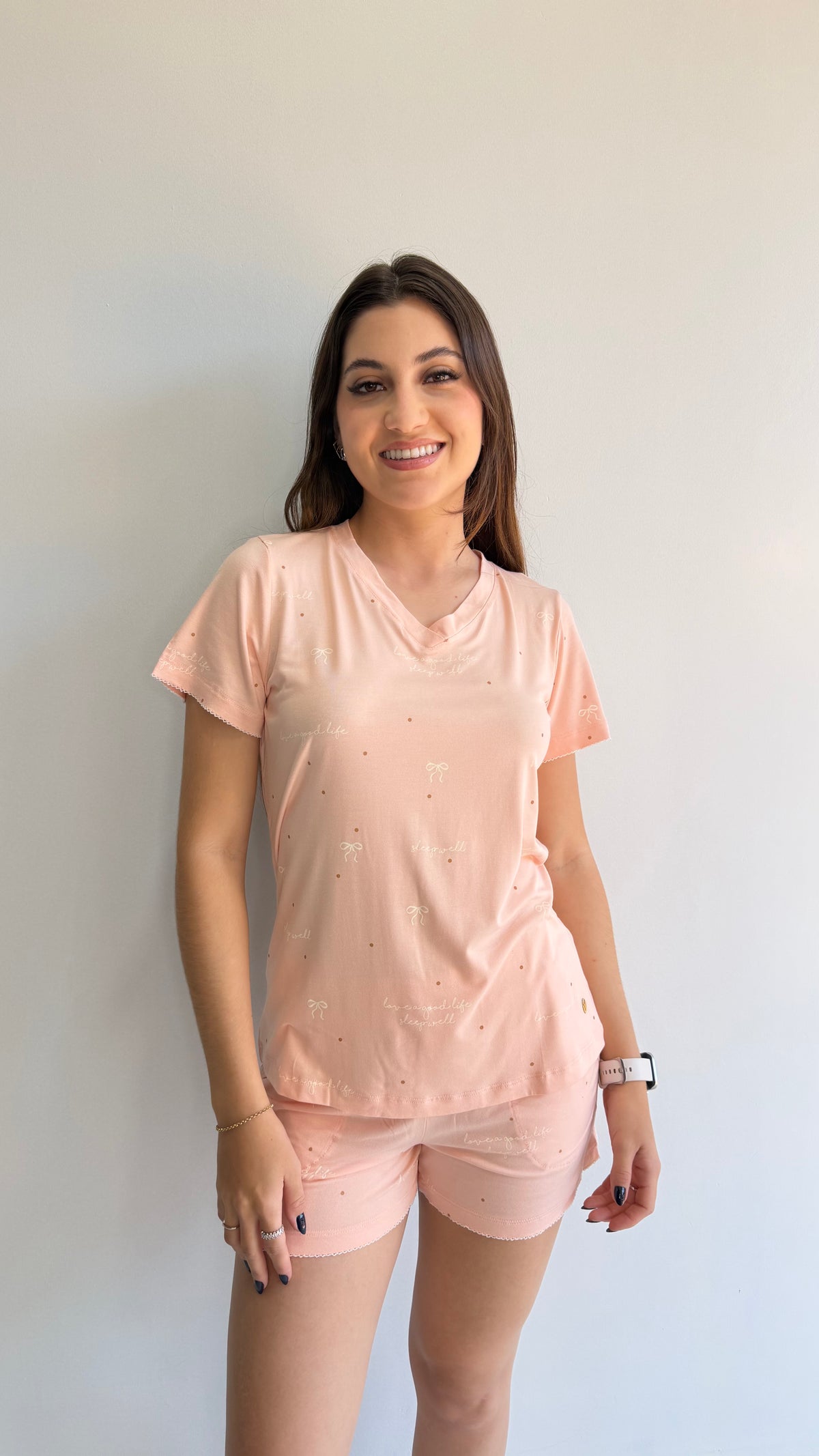 Pijama shortdoll de viscose