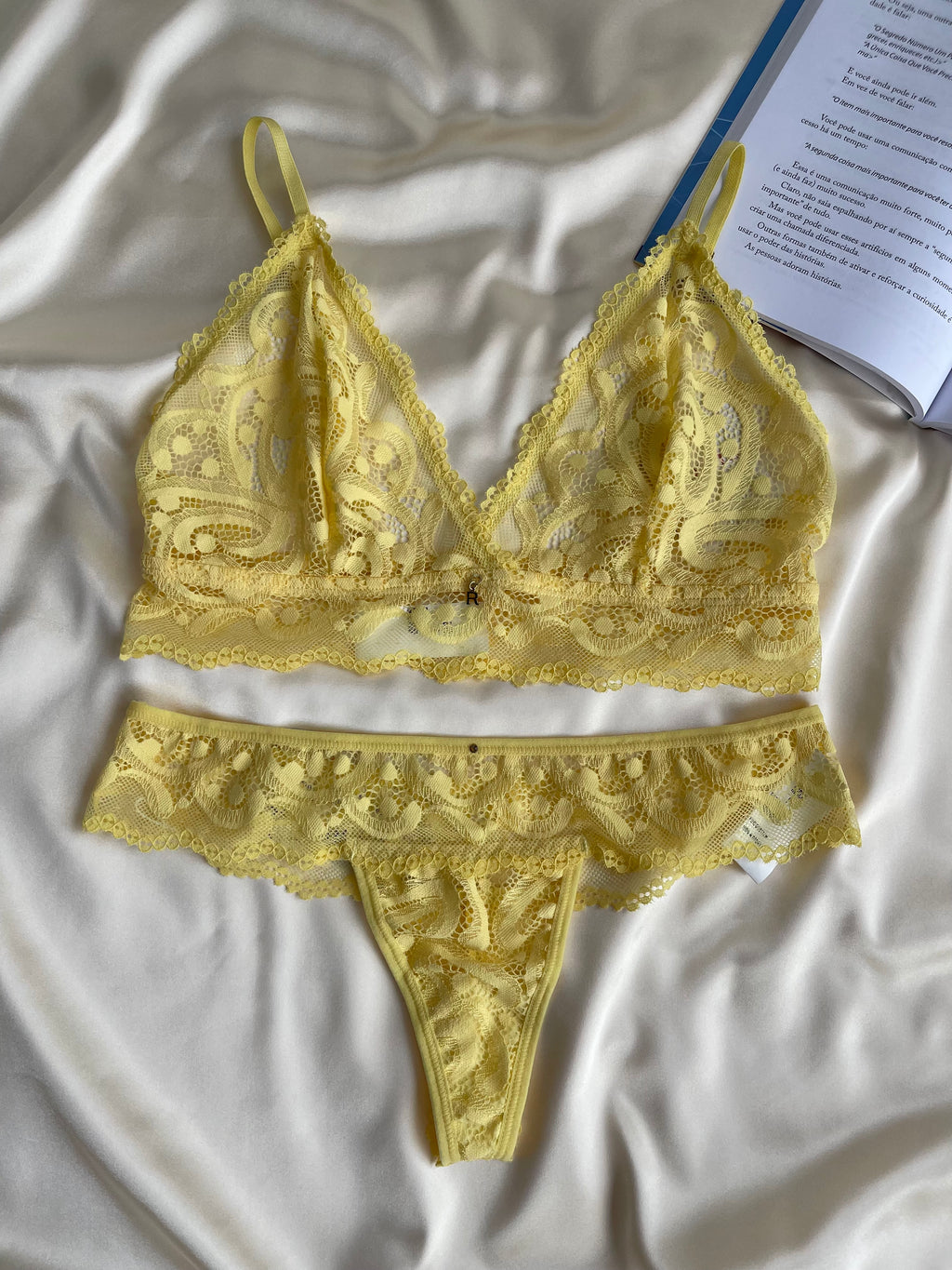 CONJUNTO DE RENDA RECCO SEM BOJO E SEM ARO (peças avulsas)