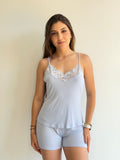SHORTDOLL DE MICROFIBRA COM RENDA RECCO