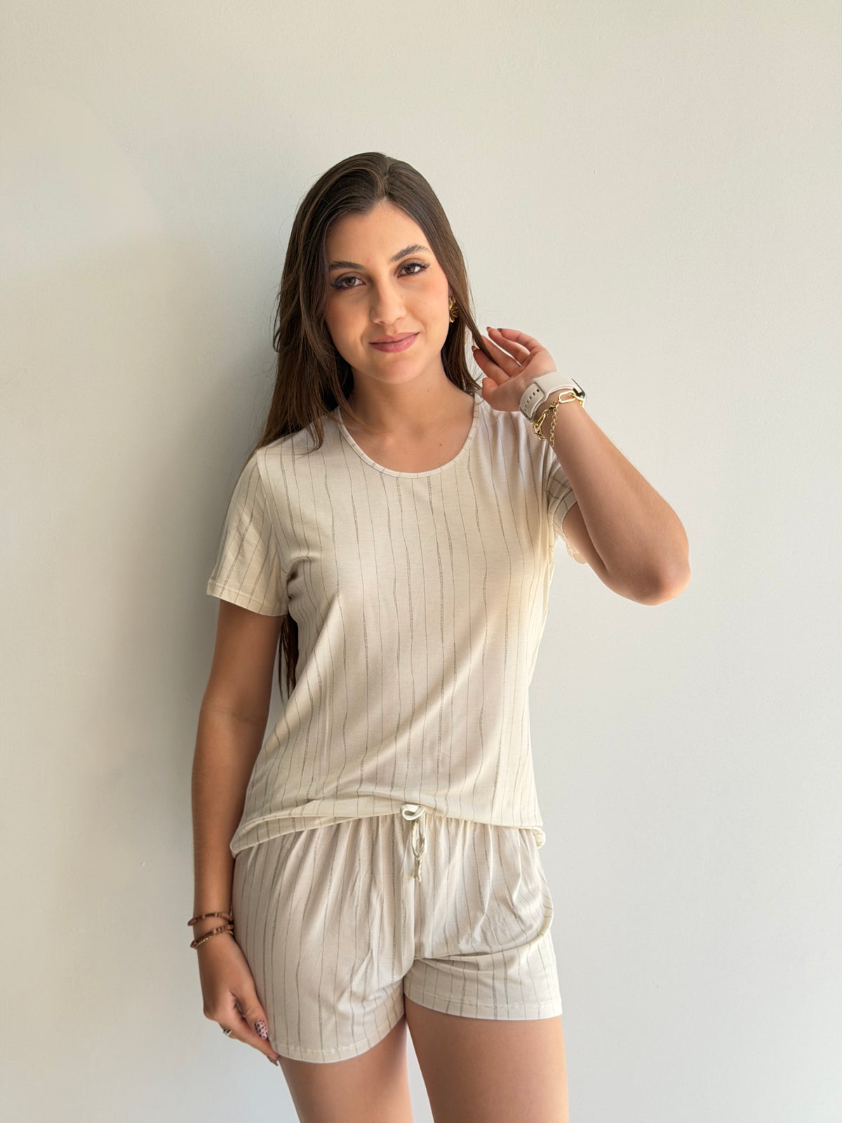 PIJAMA CURTO DE VISCOSE RECCO