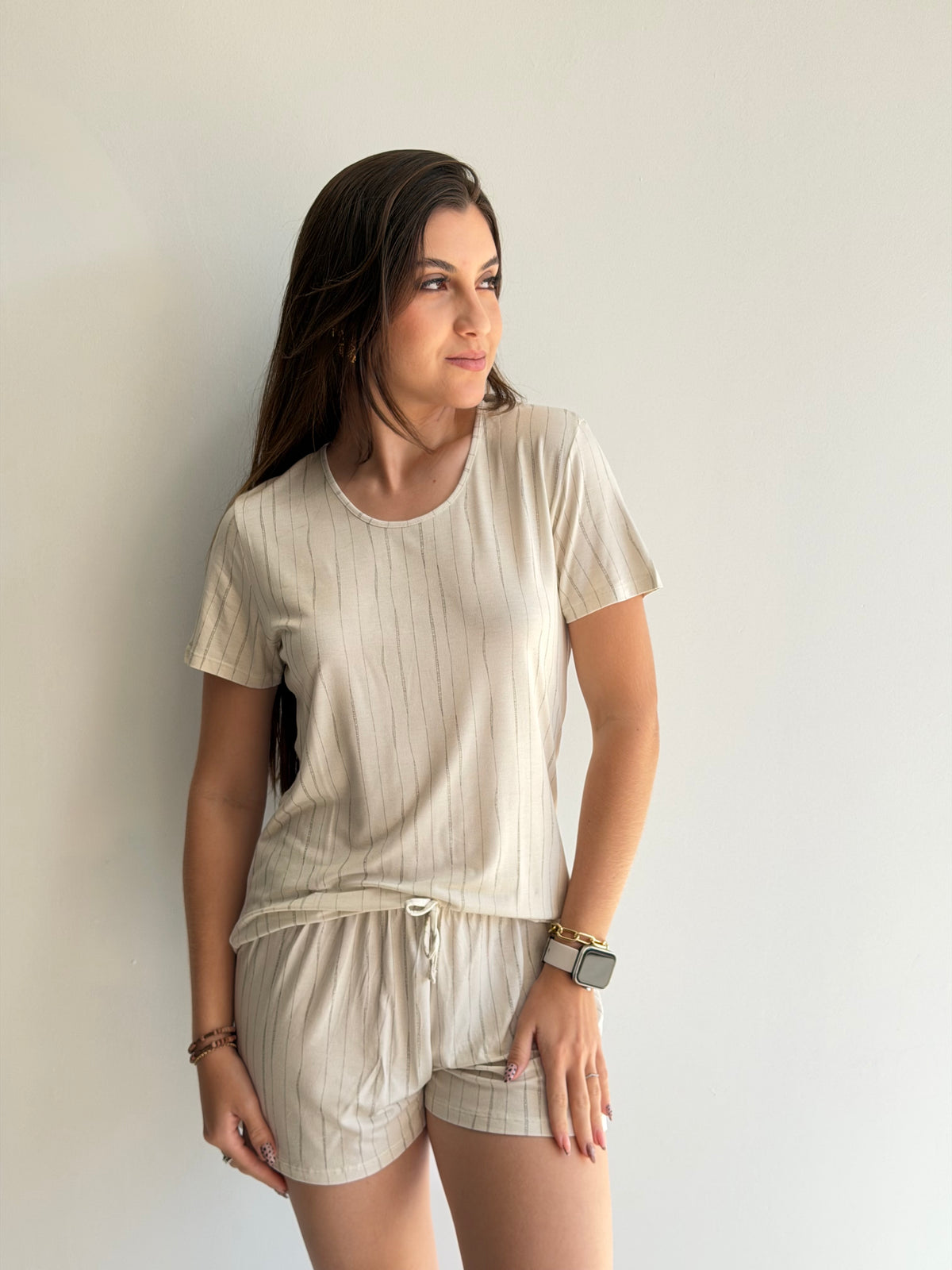 PIJAMA CURTO DE VISCOSE RECCO