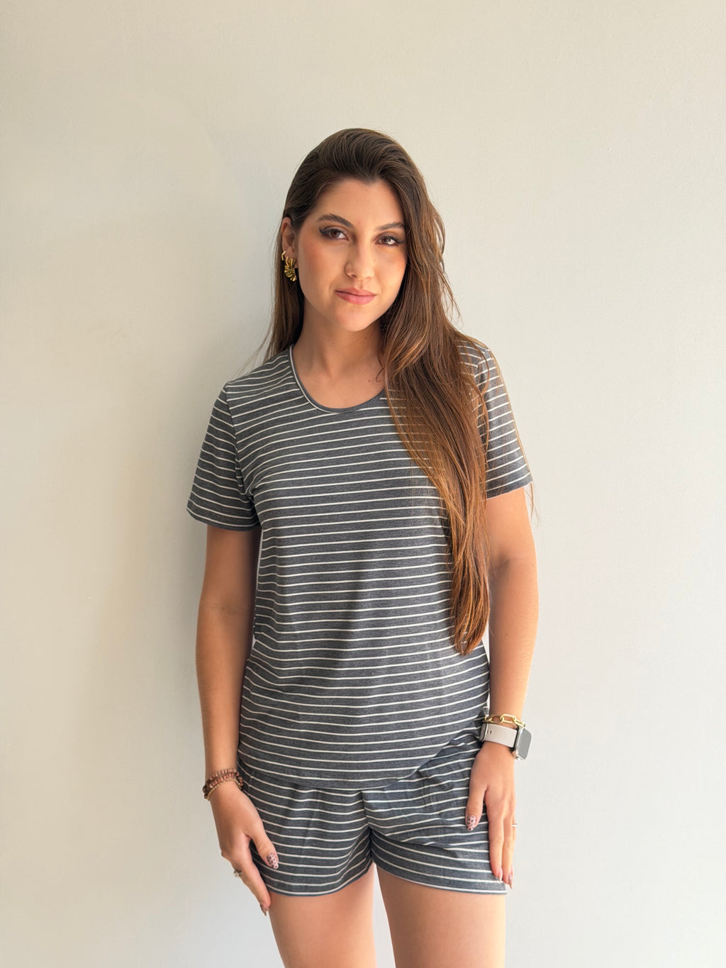PIJAMA CURTO DE VISCOSE RECCO