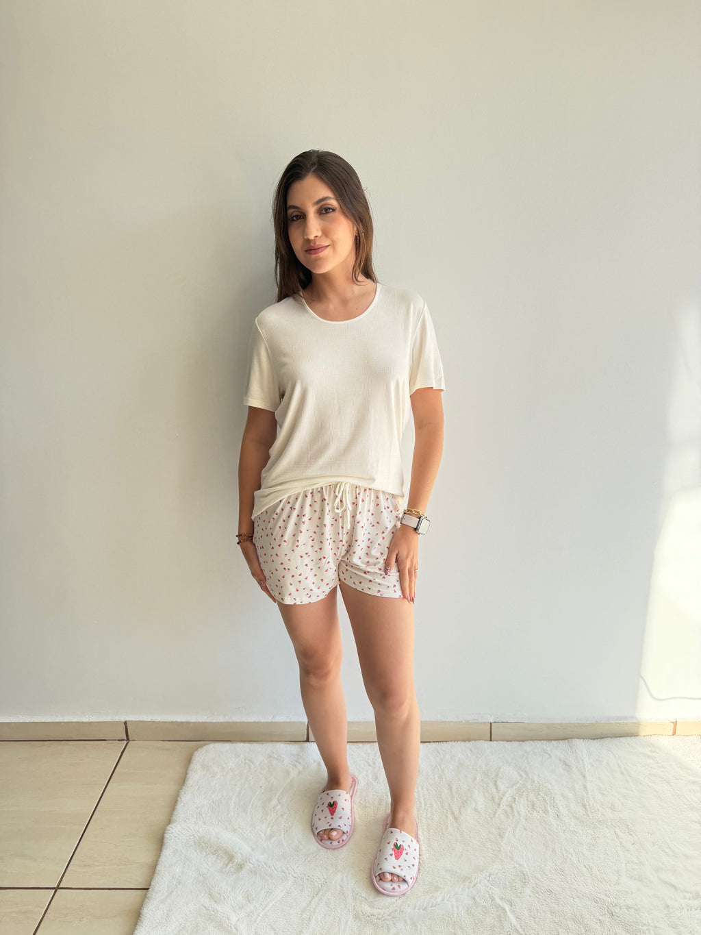 PIJAMA CURTO DE VISCOSE RECCO
