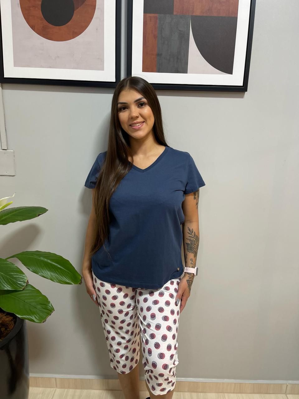 Pijama de algodão