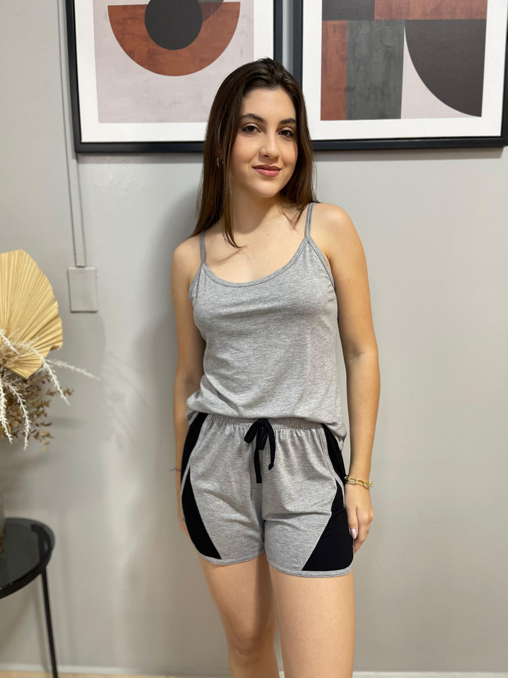 SHORTDOLL DE VISCOSE STRETCH BAUNILHA RECCO