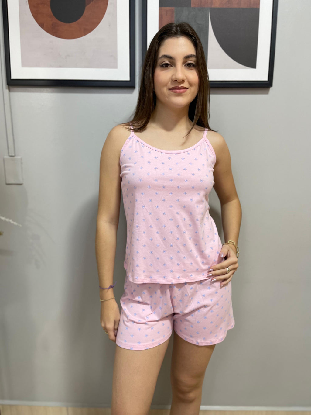 SHORTDOLL DE ALGODÃO COM ELASTANO BAUNILHA RECCO