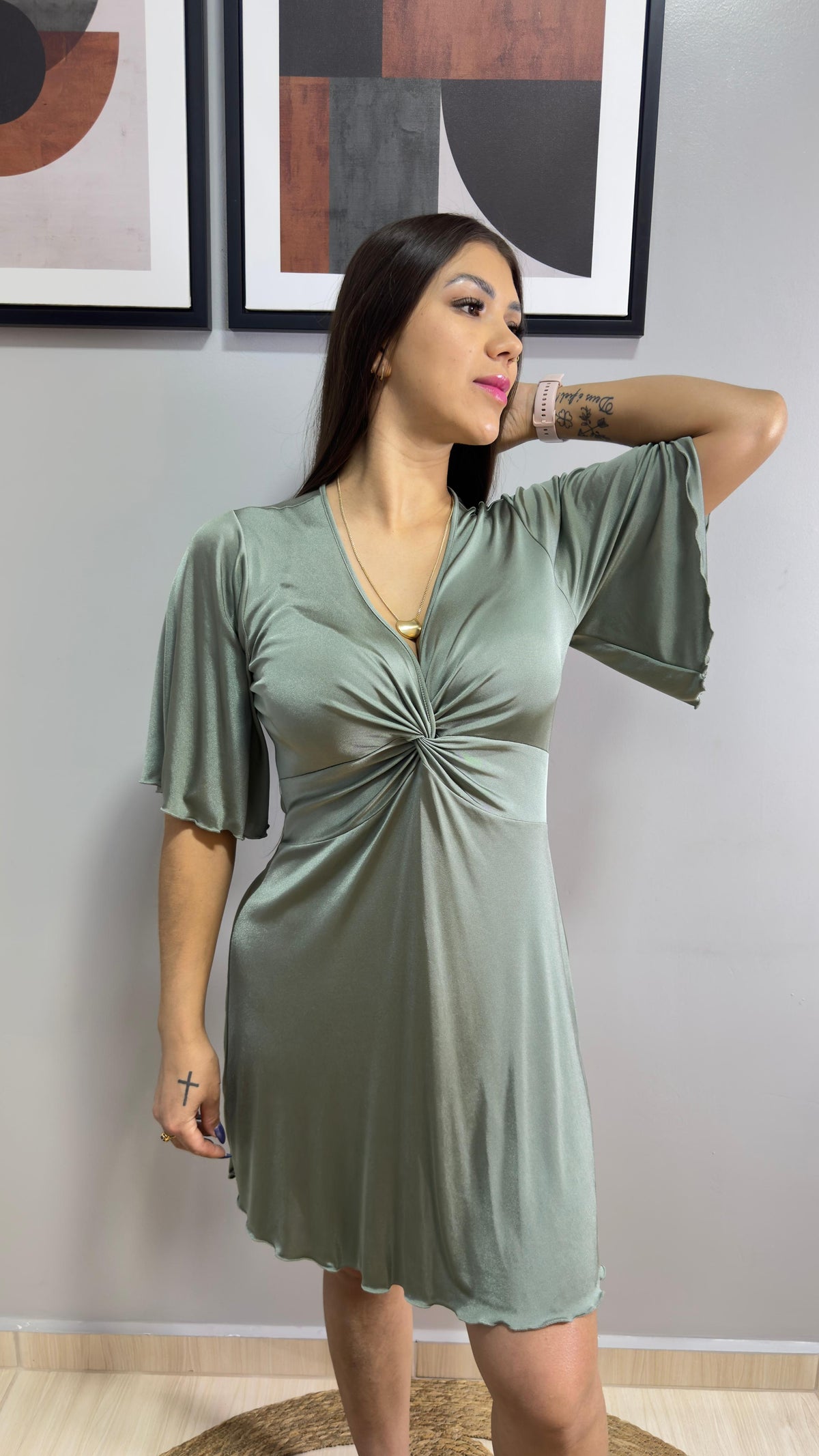 CAFTAN DE MICROFIBRA SILKY