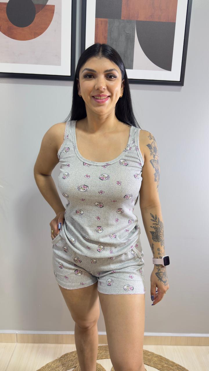 PIJAMA REGATA CANELADA