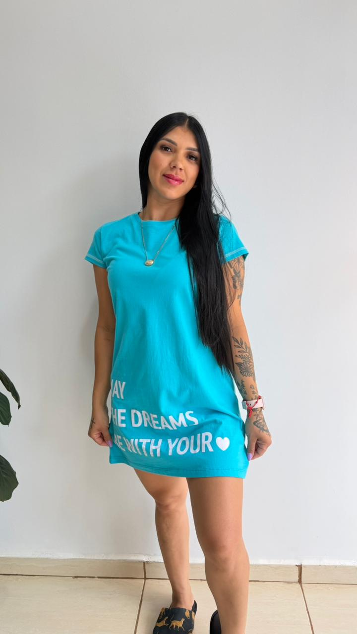 CAMISÃO DE MANGA CURTA DE ALGODÃO