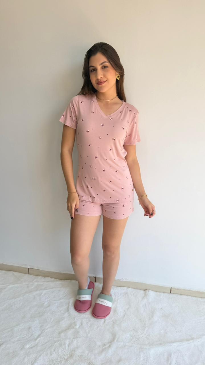 Pijama shortdoll de viscose