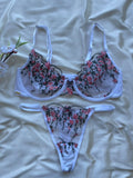 CONJUNTO LINGERIE GD1 COM ARO E SEM BOJO DE RENDA