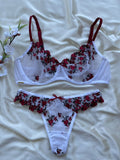 CONJUNTO LINGERIE GD1 COM ARO E SEM BOJO DE RENDA