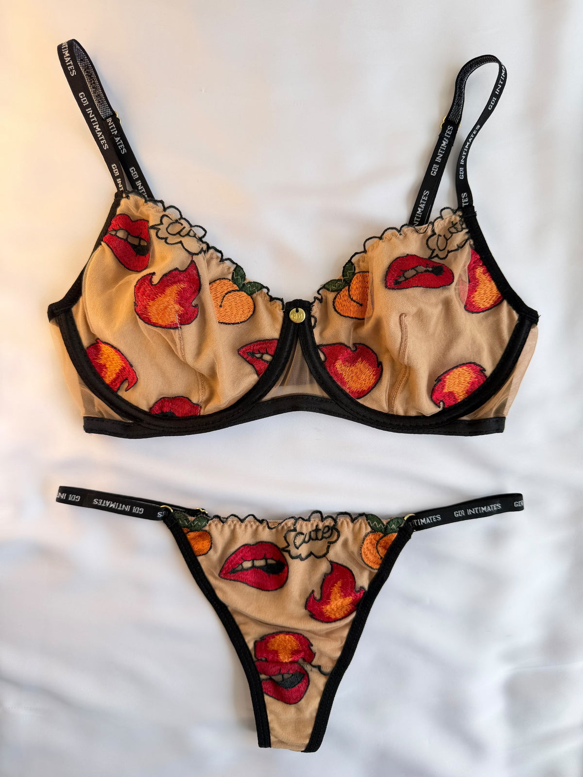 CONJUNTO LINGERIE GD1 COM ARO E SEM BOJO