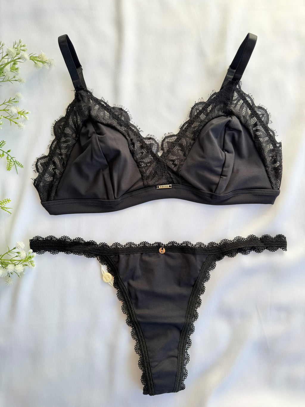 CONJUNTO RECCO DE BIO SENCI COM RENDA (peças avulsas)