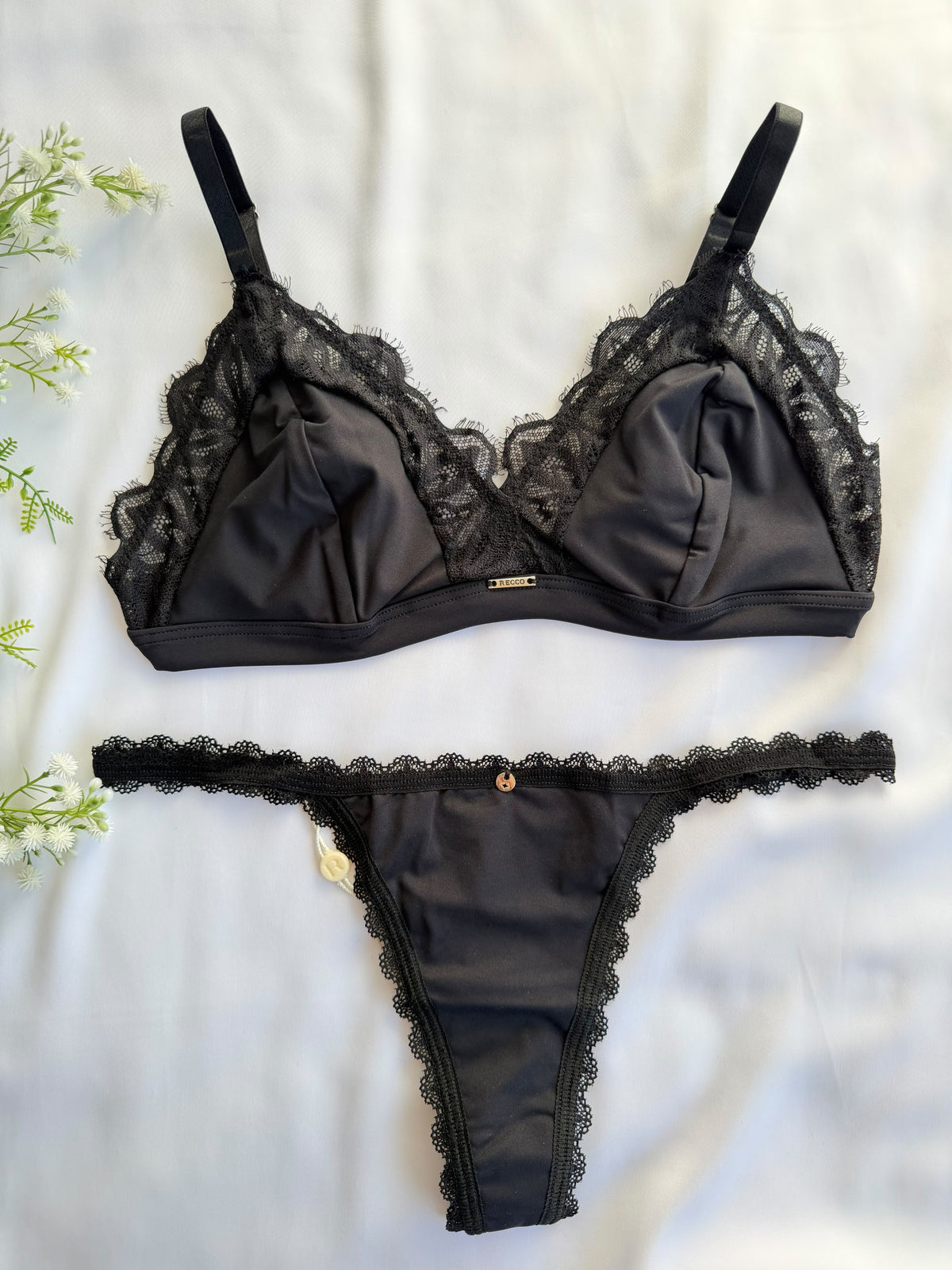 CONJUNTO RECCO DE BIO SENCI COM RENDA (peças avulsas)