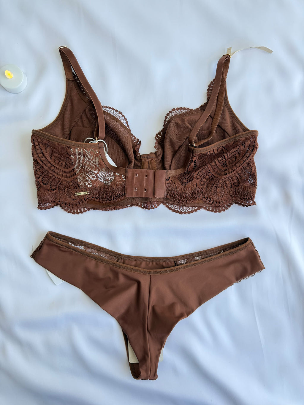 CONJUNTO RECCO COM ARO E SEM BOJO DE RENDA REFORÇADO (peças avulsas)