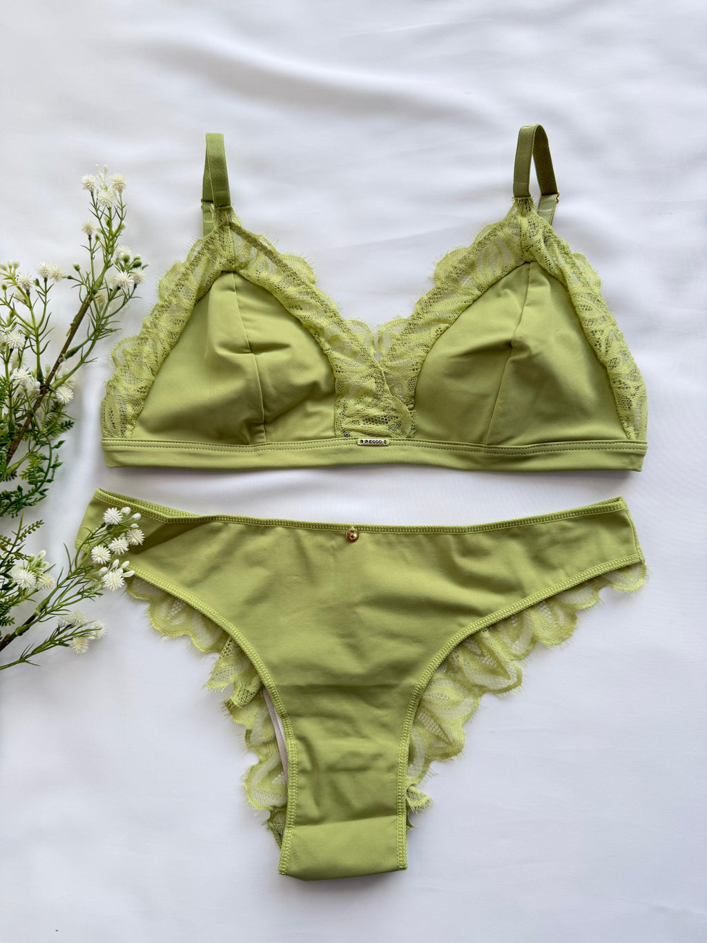 CONJUNTO RECCO DE BIO SENCI COM RENDA (peças avulsas)