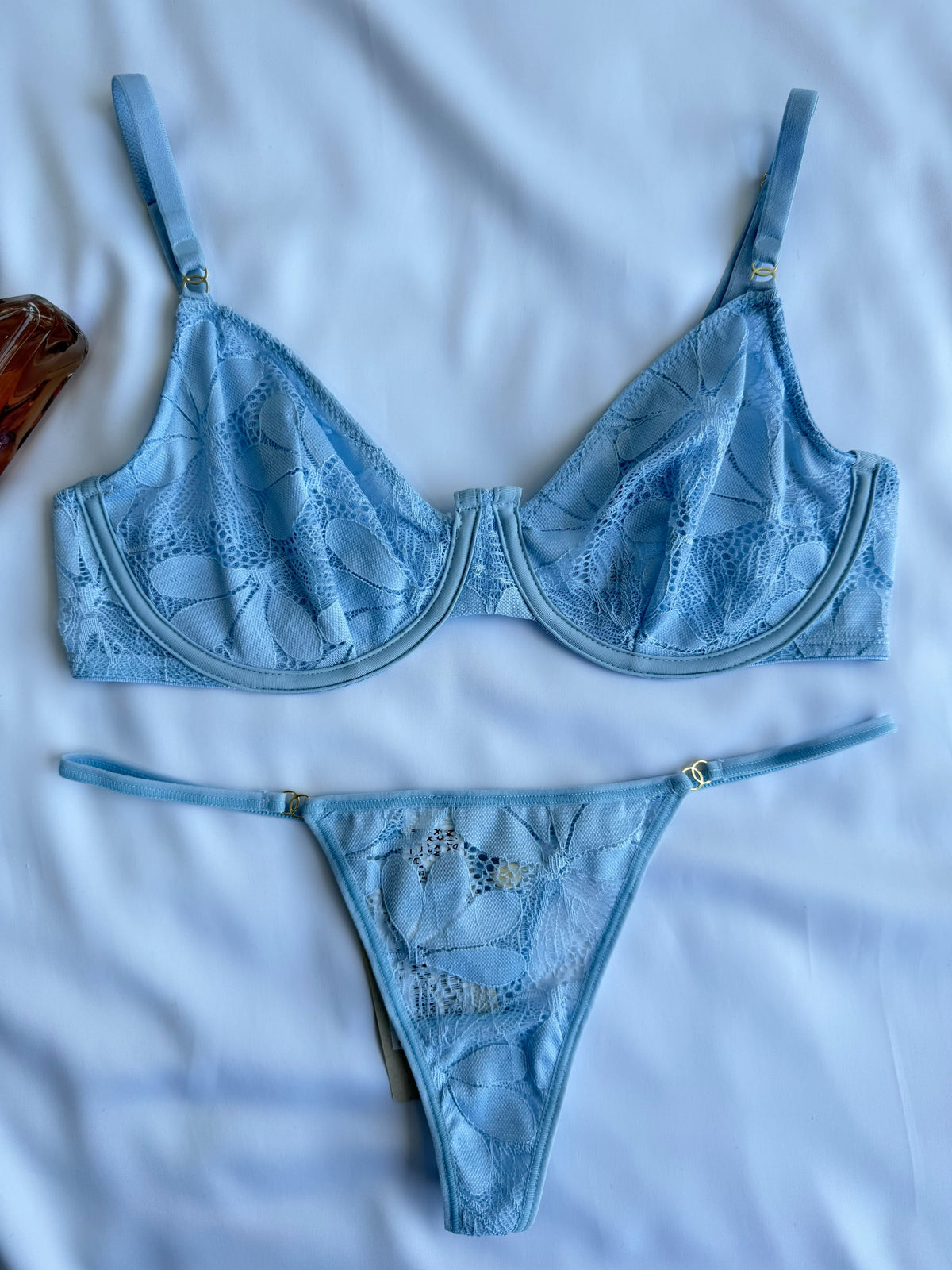 CONJUNTO RECCO COM ARO E SEM BOJO DE RENDA (peças avulsas)