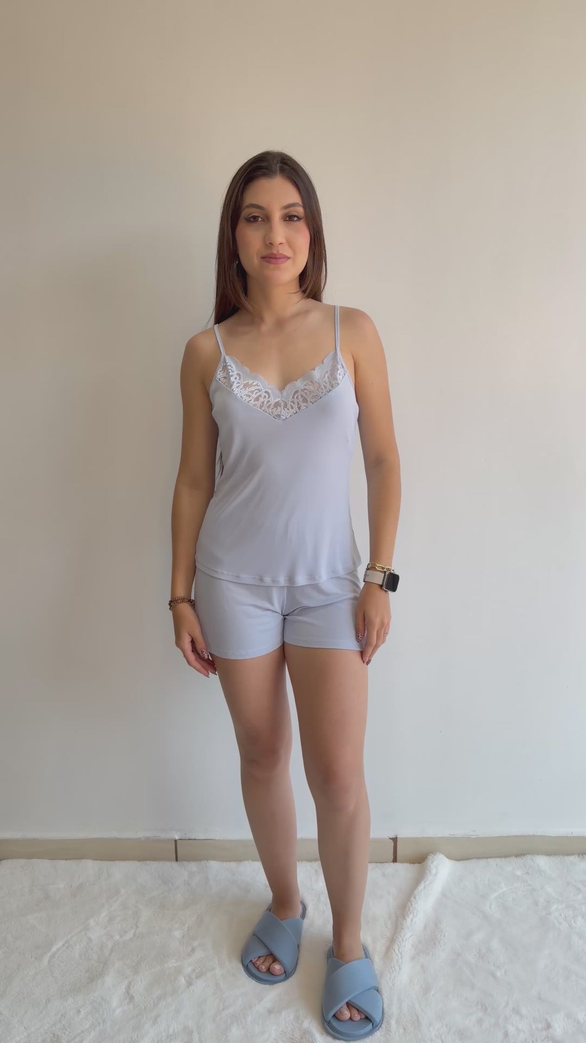 SHORTDOLL DE MICROFIBRA COM RENDA RECCO